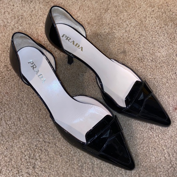 Prada Shoes - Prada Black Close Toed Heels